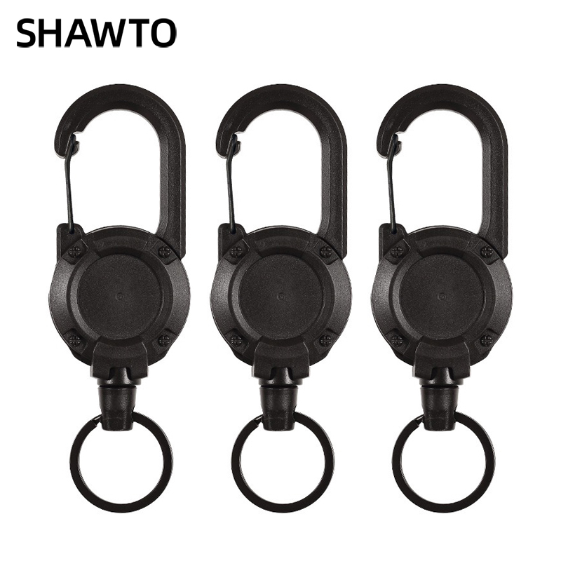 Fishing Kayak Rod Holder - Shawto Elastische Vliegvissen Sleutelhanger Retractor Gereedschap