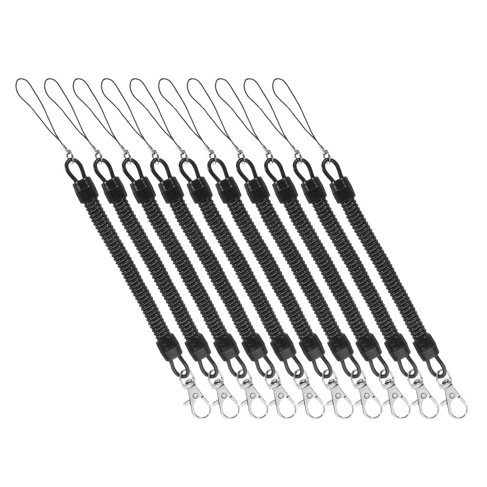 Fishing Kayak Paddle Leash - 10 stuks vislijn, heavy-duty intrekbare spiraalkabel